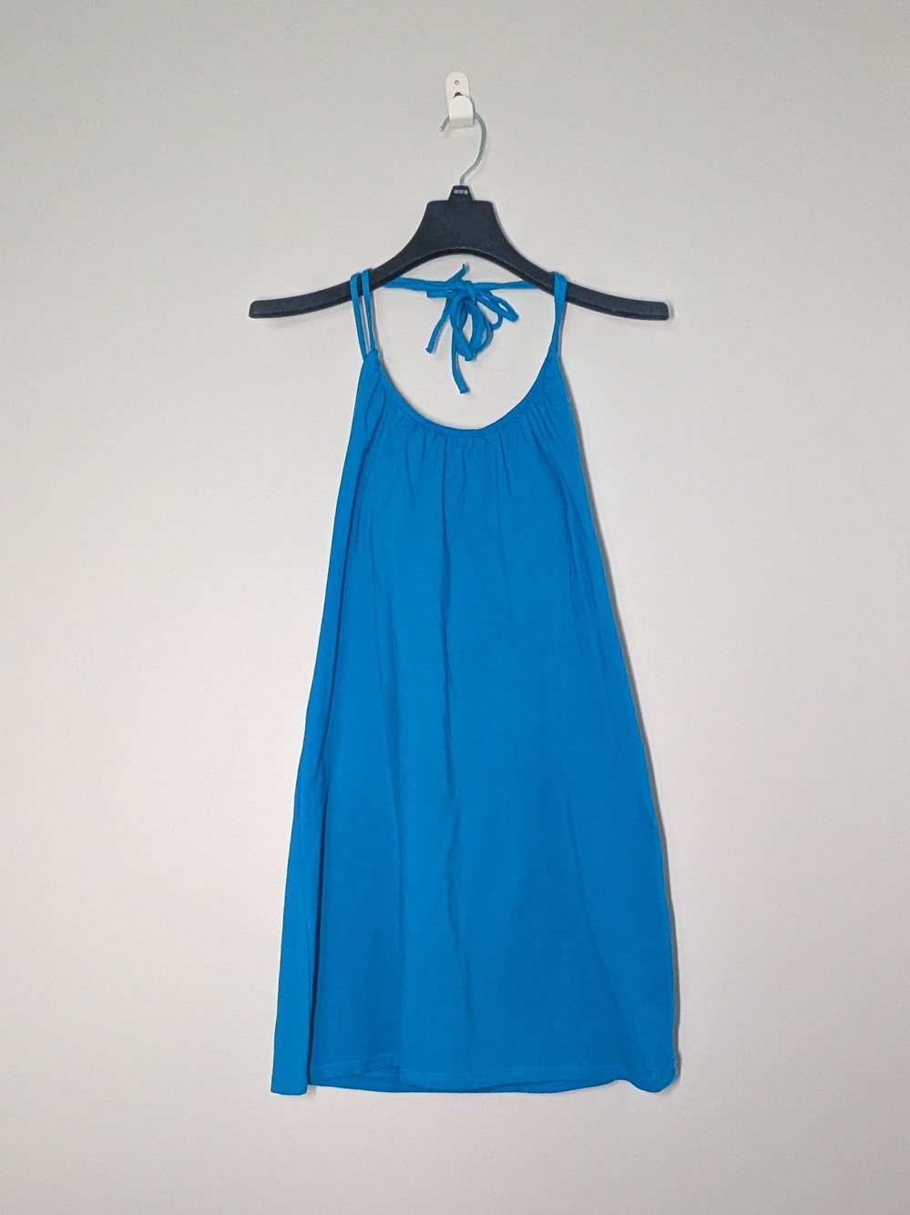 Victoria's Secret Bra Top Halter Dress Size M Teal Swing Y2K Going Out Cute
